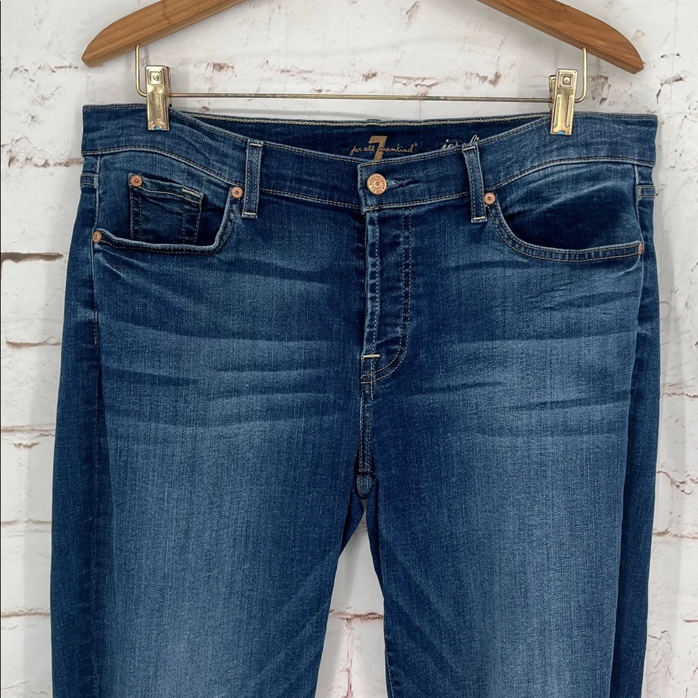 7 Fam “Josephina” Skinny Boyfriend, Size 32